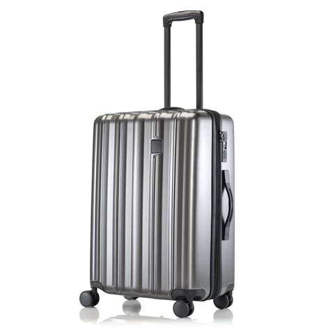 Tripp Retro Pewter Medium Suitcase (Dual Wheel).